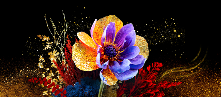 Image of a flower created by Dasha Wagner.