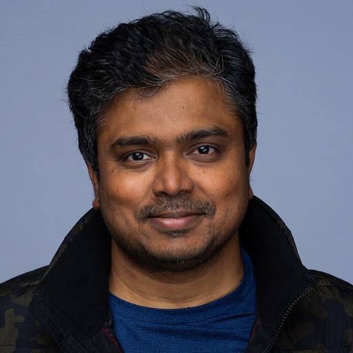 A person smiling for a picture AI-generated content may be incorrect.