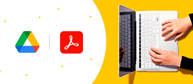  Converter arquivos de Google Drive com a Document Cloud 
