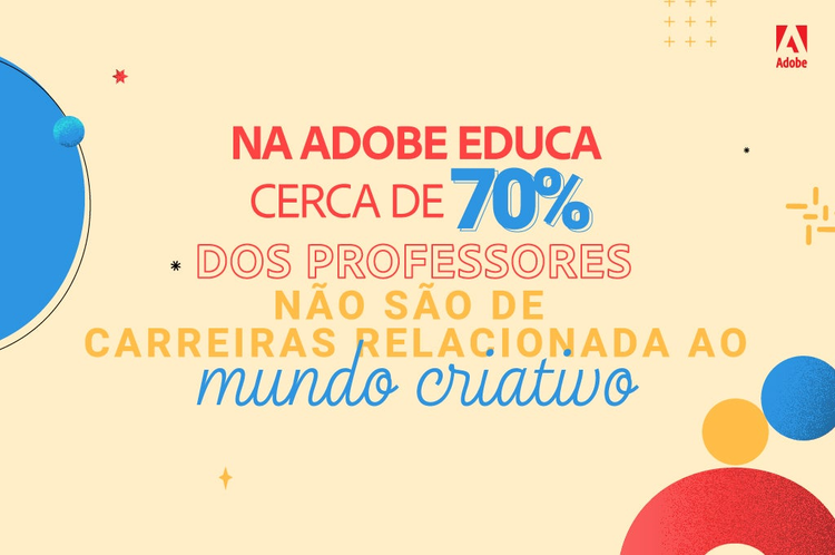 Figuras do professor na Adobe Educa