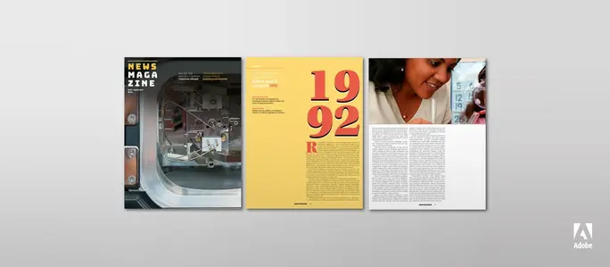 Revista indesign template | Blog Adobe Brasil