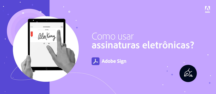 Encontre o ícone de assinatura no Adobe Acrobat Pro DC