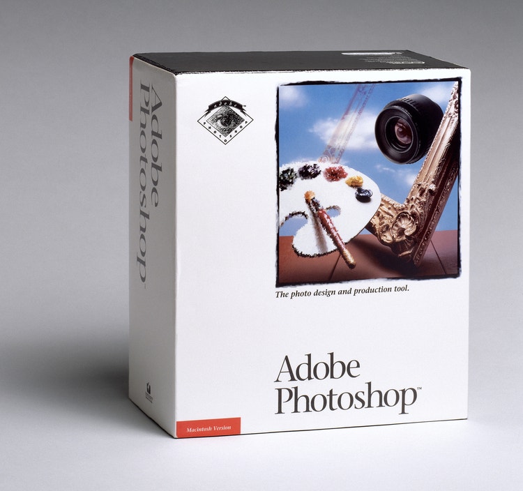 Adobe Photoshop box.