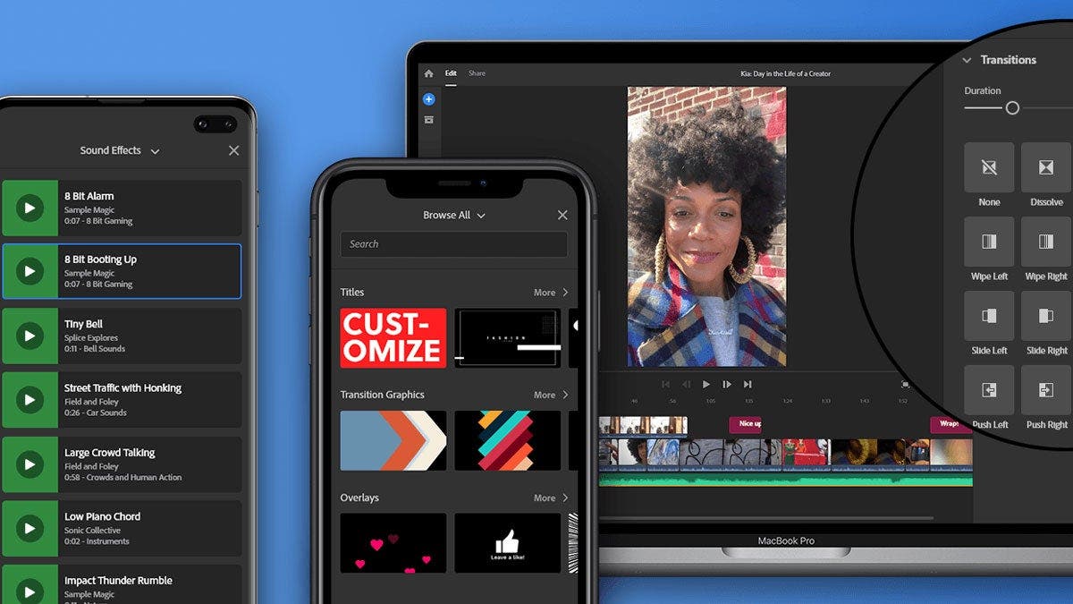 Premiere Rush: Brandneuer Grafik- und Audio-Browser und jede Menge In ...
