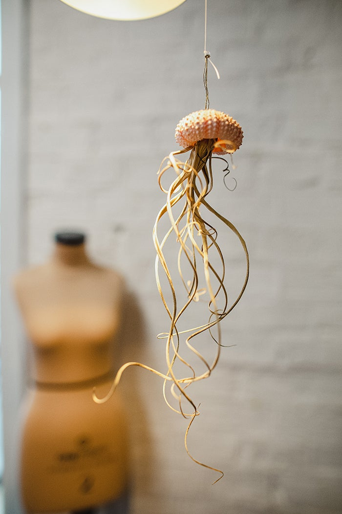 Artwork sculpture of a jellyfish in IVH design studio.