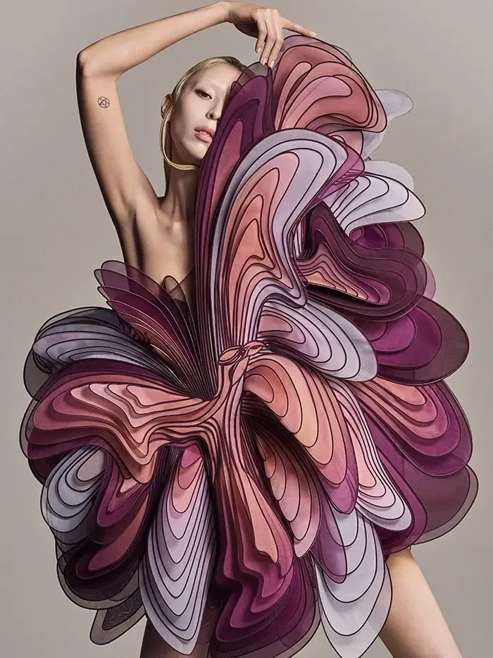 Iris van Herpen couture dress.