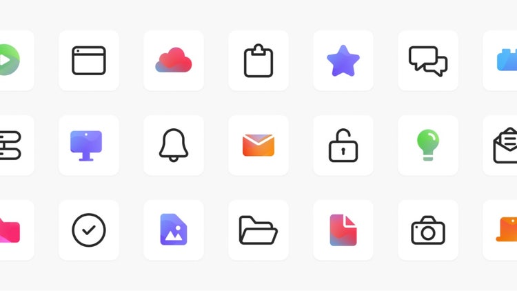Spectrum 2 design system icons.