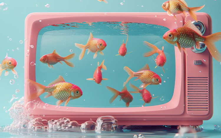 Ein Bild, das Wasser, Goldfisch, Aquarium, Flosse enthält. KI-generierte Inhalte können fehlerhaft sein.