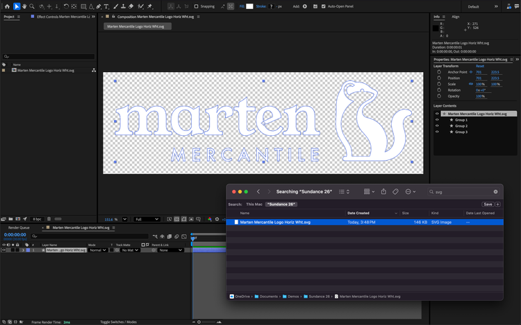 Vector workflows in After Effects.