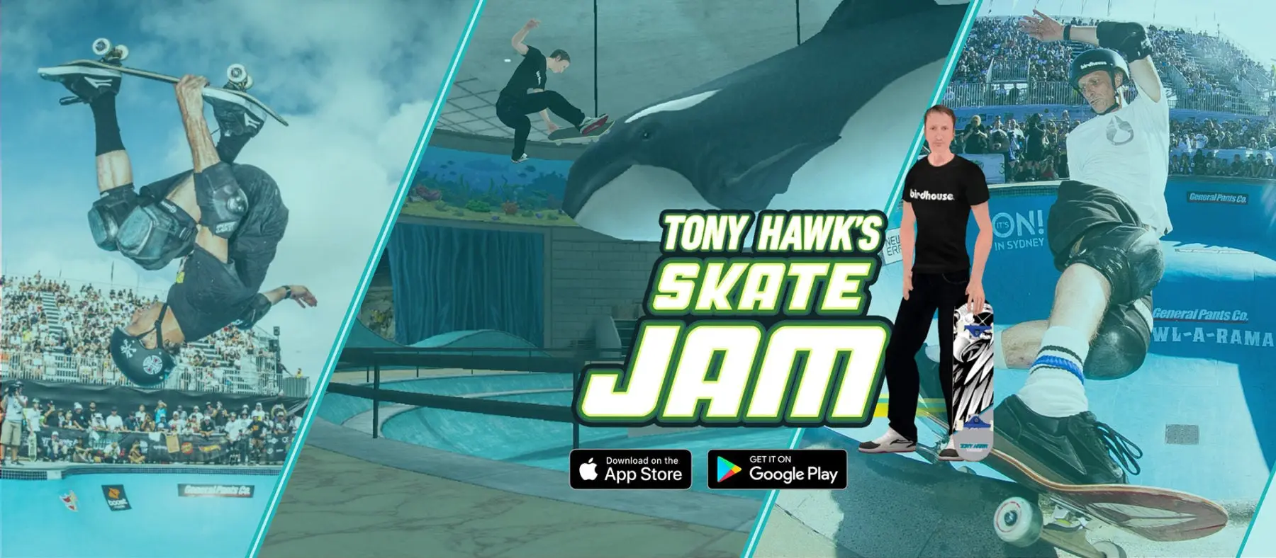 Cover Image for Tony Hawk Skate Jam Mobile Game.