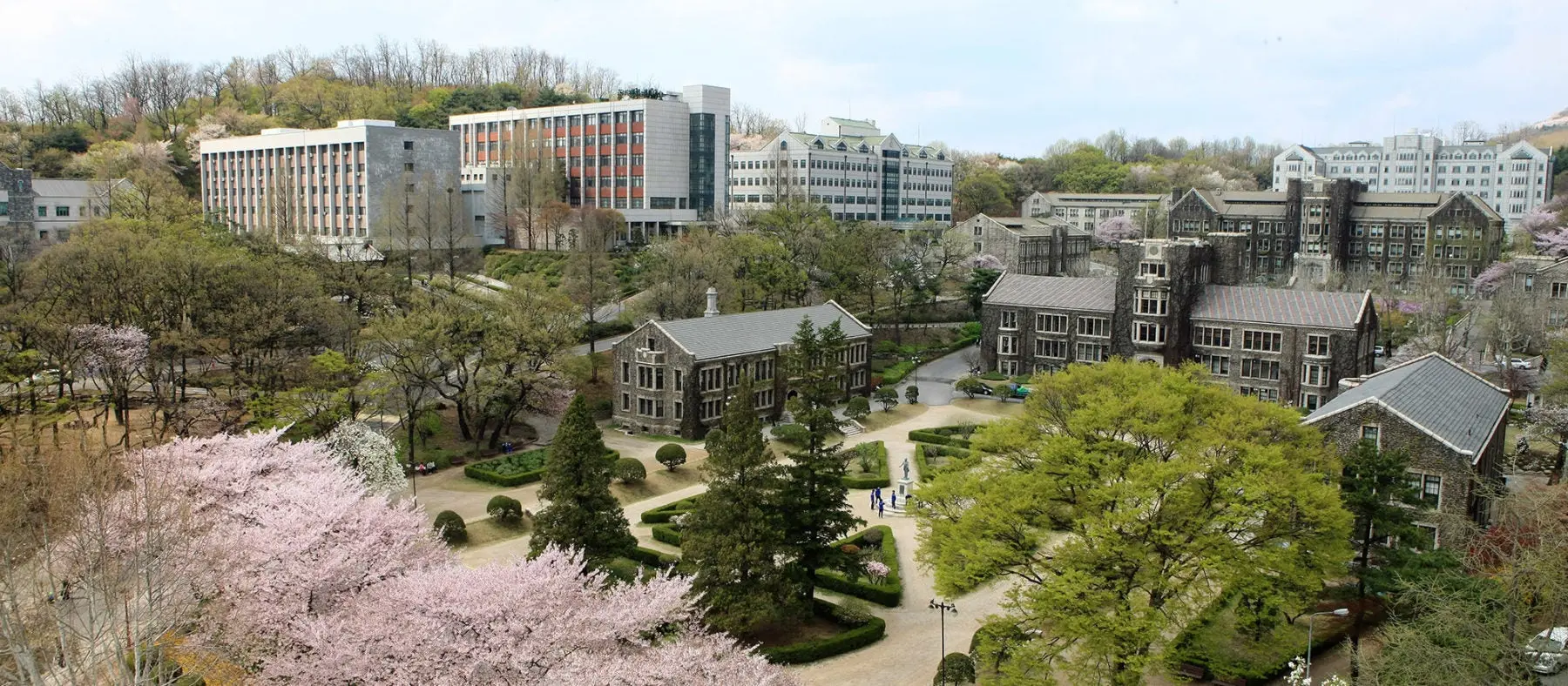 View of Yonsei University.