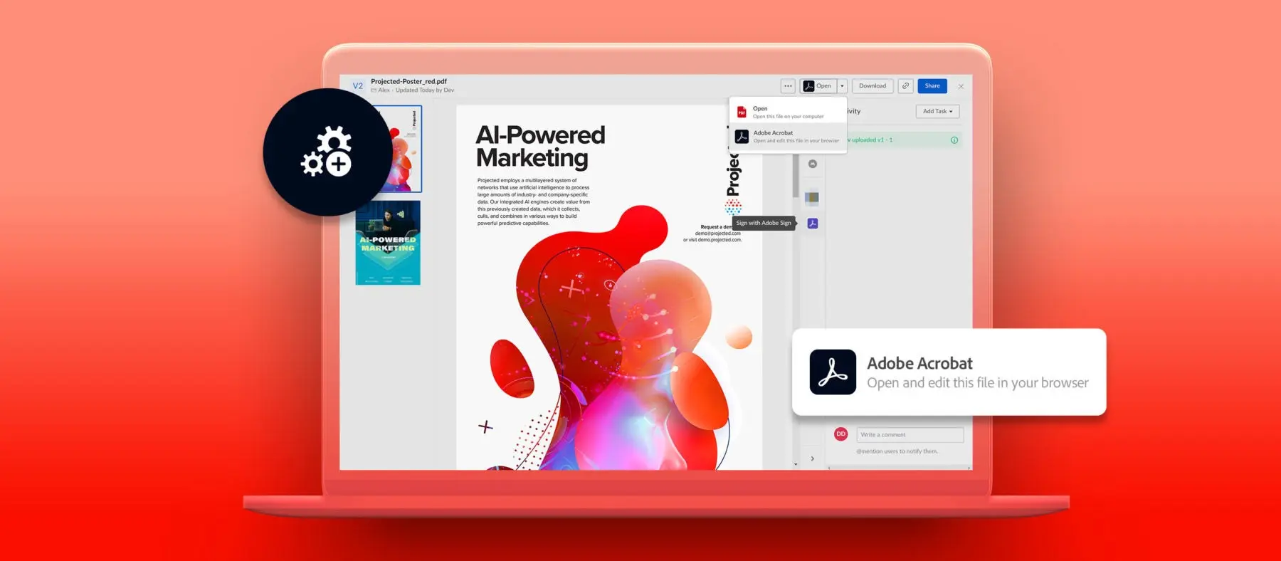 Adobe Acrobat and Box streamlining productivity