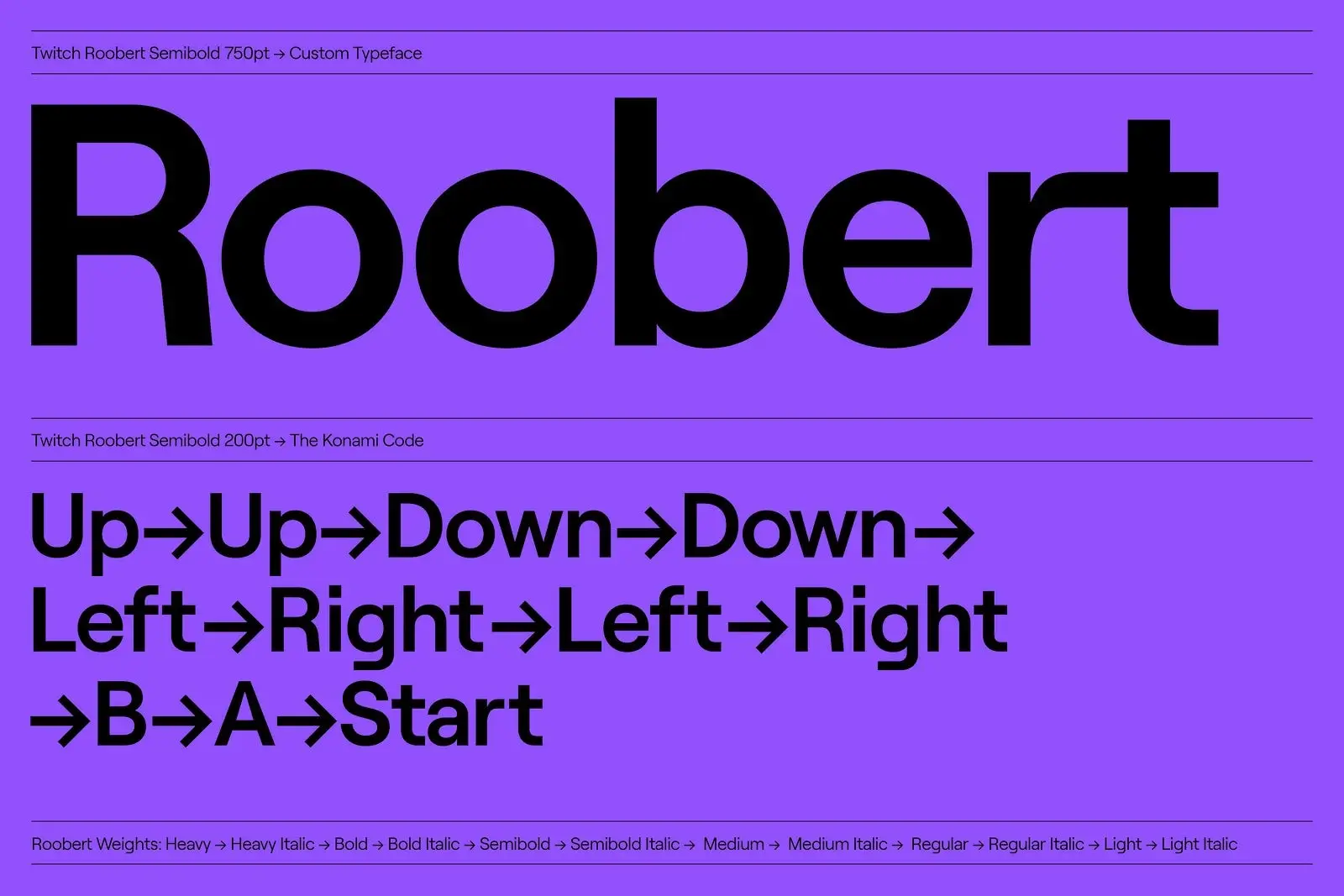 Roobert typeface.