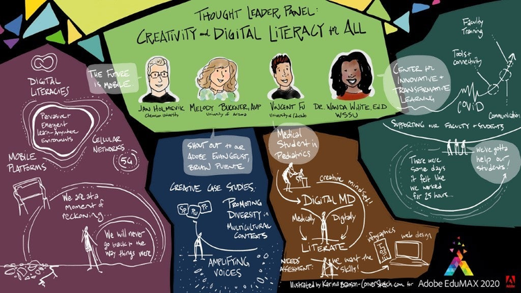Thought leader panel: Creativity and digital literacy for all.