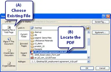 Creating a hyperlink in PowerPoint to a PDF file