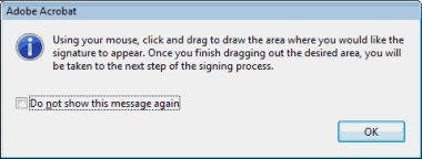 Draw the signature field