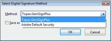 Choose the digsig method