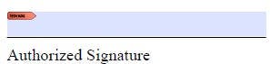 Digital Signature Field