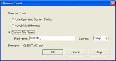 Custom File Naming