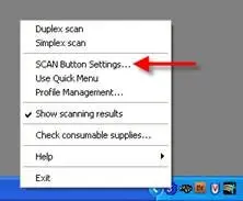 Creating a scanning profile
