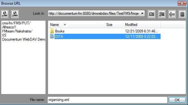 Now Author with FrameMaker 9 documents residing on Documentum CMS