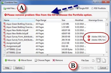 Using Combine to turn all of the attachments into a single PDF