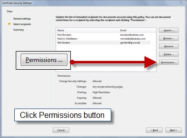 Getting to permissions