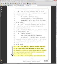 Free Transcript Mark-up Script for Acrobat