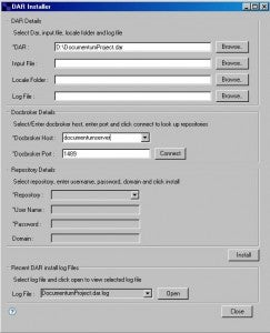 DAR installer