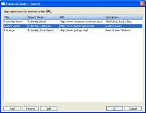 External Content Search
