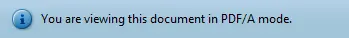 PDF/A View mode screen shot