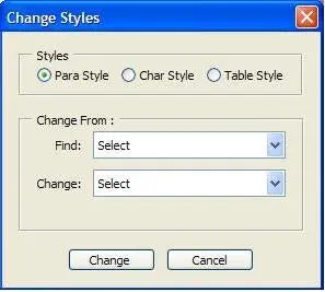 Change Style UI