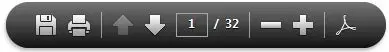 Adobe Acrobat X Read Mode Toolbar