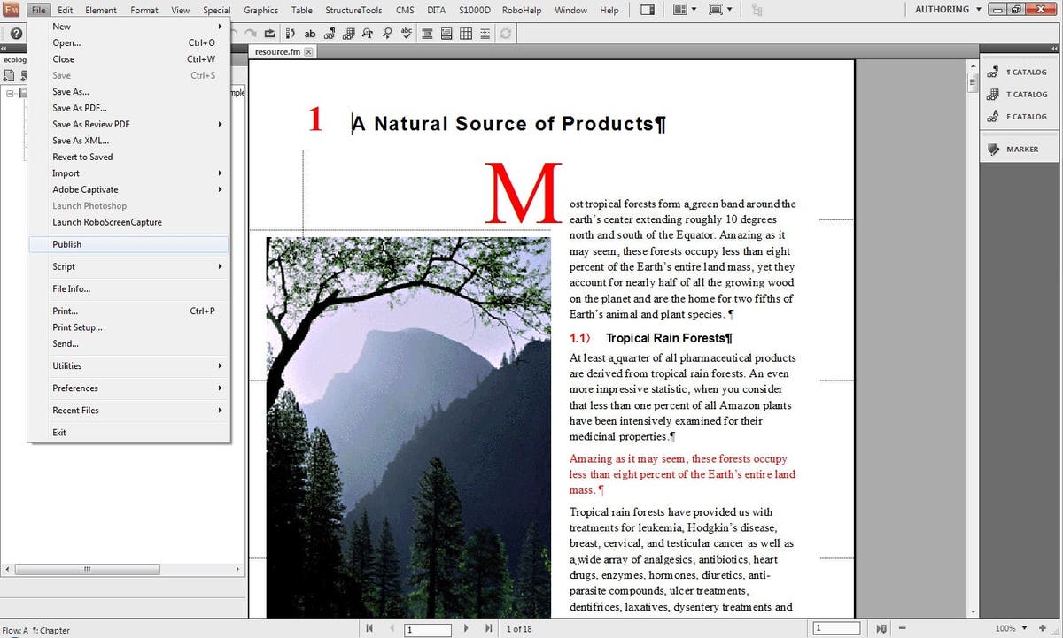 View Pdf Frame Post # 4: FrameMaker – going beyond PDF!