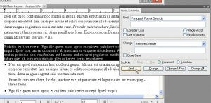 FM10 Find para format override