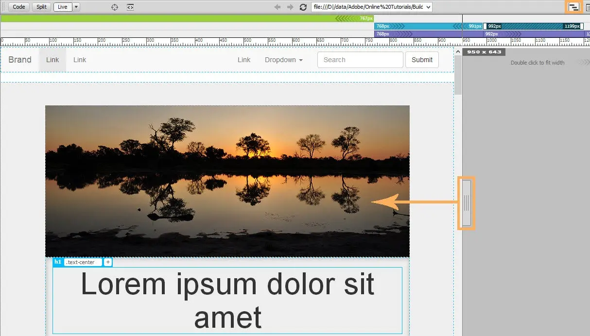 Build Responsive Websites with Built-in Bootstrap Templates in Dreamweaver