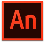 Square with 'An' in it, for Adobe Animate.