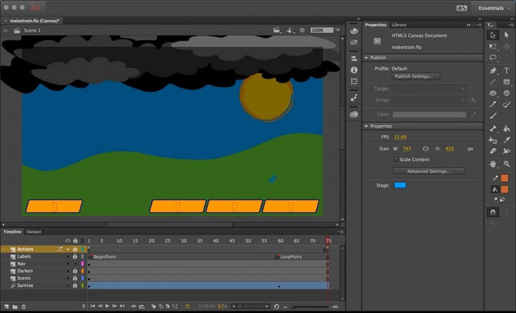 Using HTML5 Canvas In Animate CC: JavaScript Basics