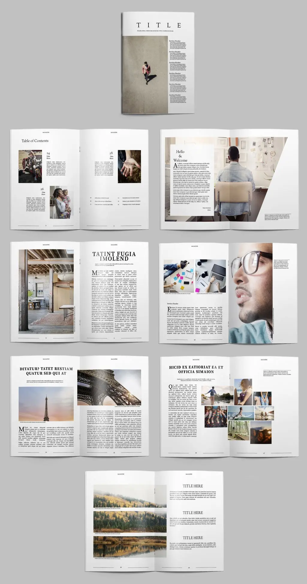 Free InDesign Magazine Templates