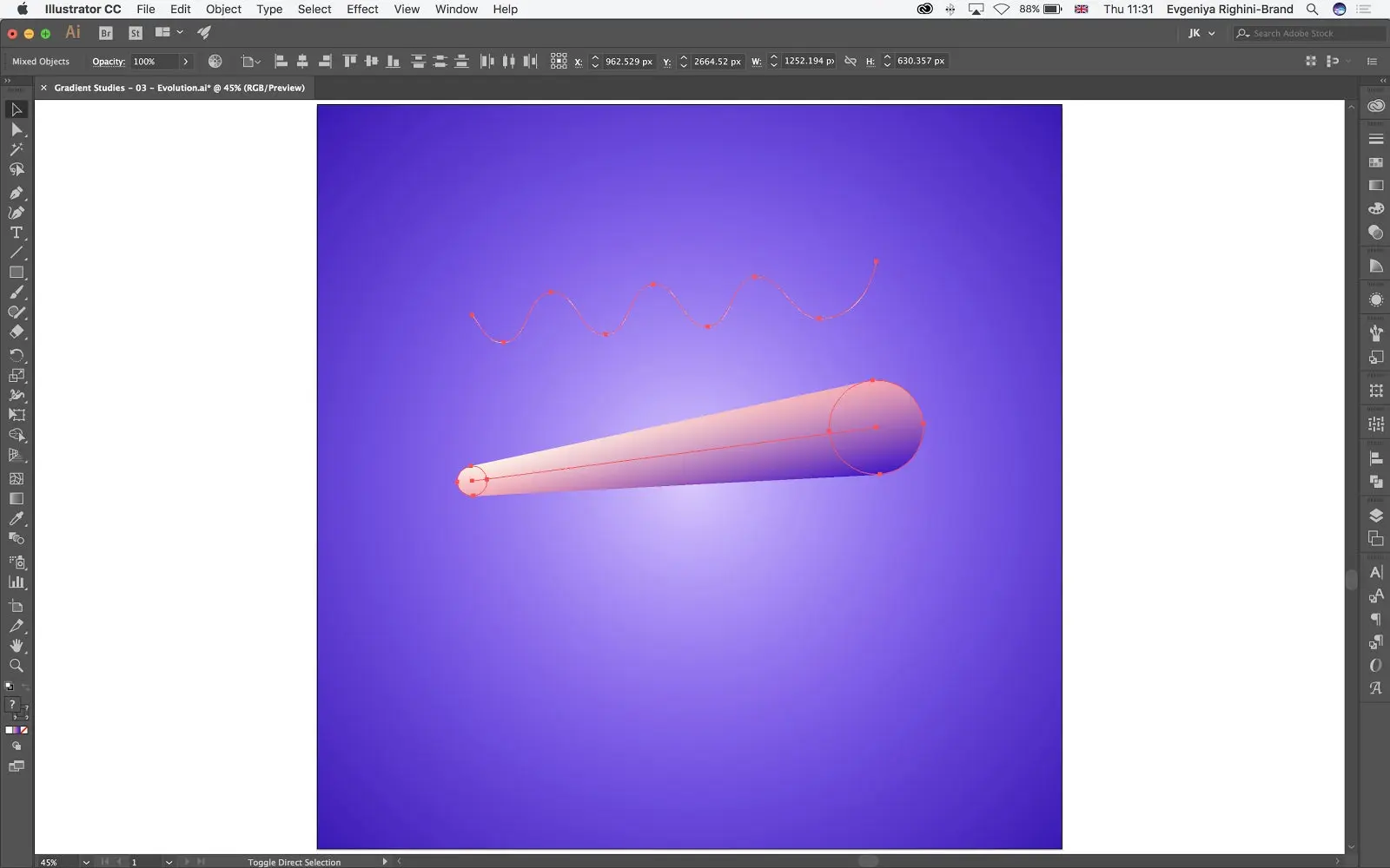 Create Gradient Filled Objects With The Blend Tool In Adobe Illustrator Create Gradient Filled Objects With The Blend Tool In Adobe Illustrator