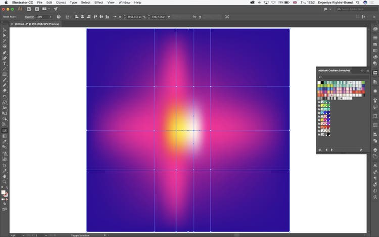 Lines on the design.