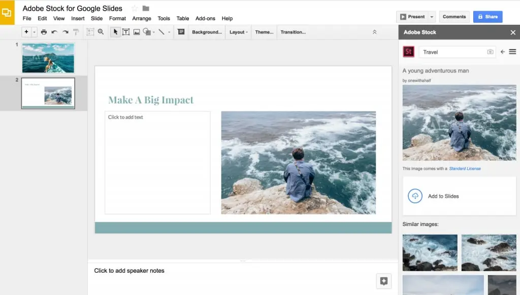 Create Inspiring Presentations with Adobe Stock and Google Slides