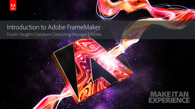 Introduction to Adobe FrameMaker (2017 release)