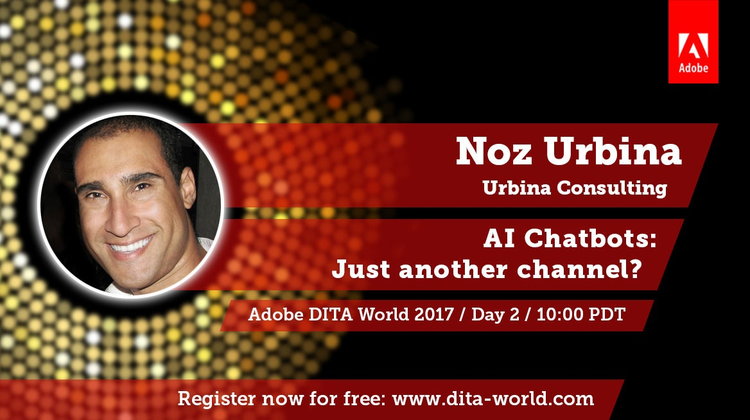 Adobe DITA World 2017, Day 2: Noz Urbina