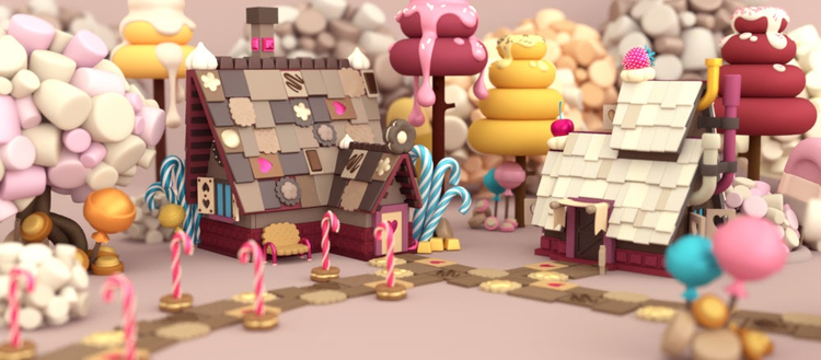 Hansel and Gretel by Paul McMahon, The Rusted Pixel.