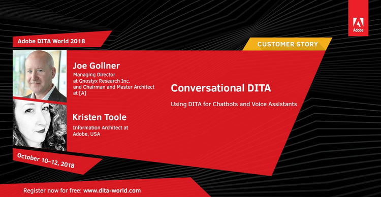 Adobe DITA World 2018, Day 2: Joe Gollner, Kristen Toole