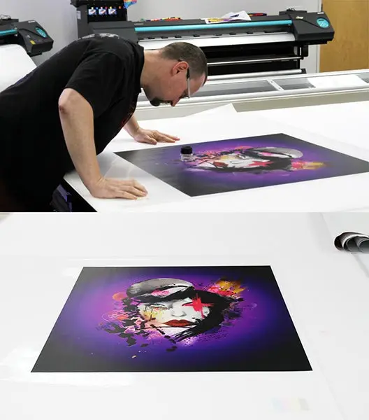 How a Digital Sketch on an iPad Turned into Awesome Lightbox Art