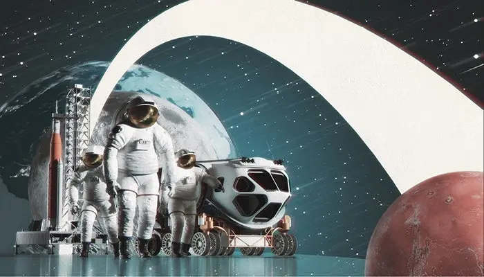 Apollo Program Artwork From the Moon to Mars: Adobe Dimension’s Art Contest Celebrates the ...
