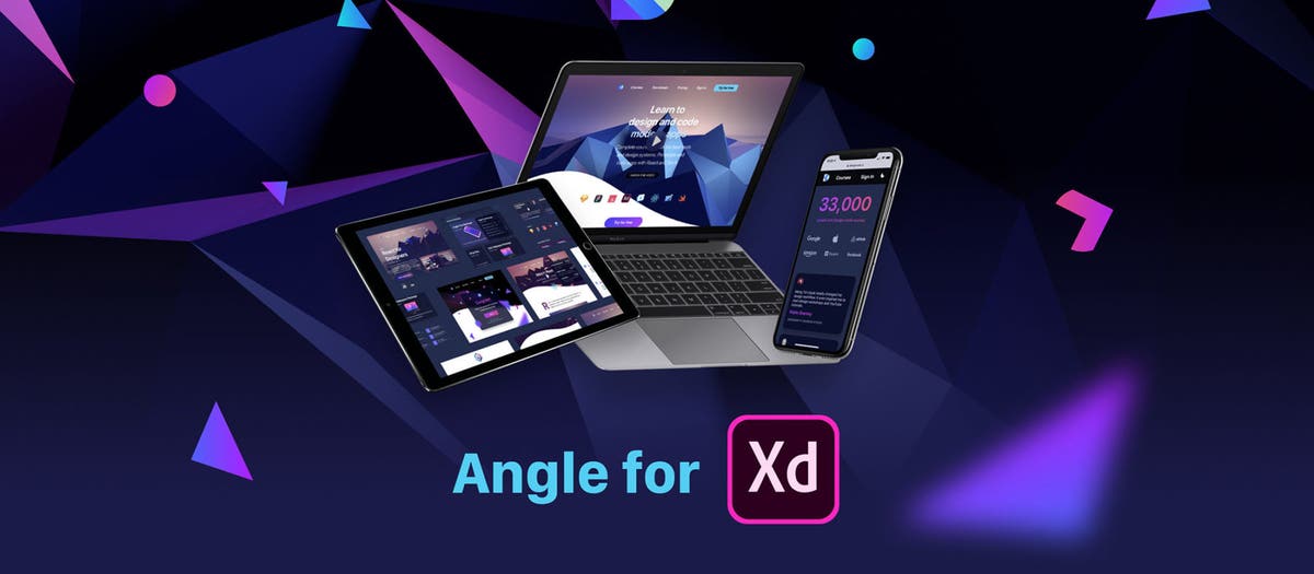 Download Showcase Your Designs With Angle For Adobe Xd