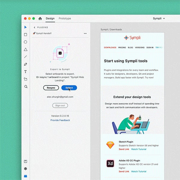 The VizzyCharts plugin lets you quickly generate data visualizations. With the new Plugins Panel, you can create and configure these charts right alongside the design canvas.